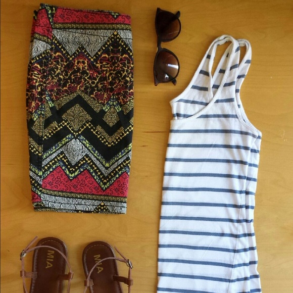 Aztec print mini