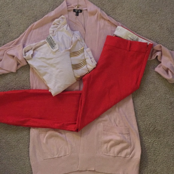 SALE::: J.Crew Minnie pant in bright flame