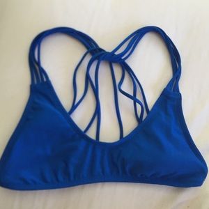 Blue bikini top!