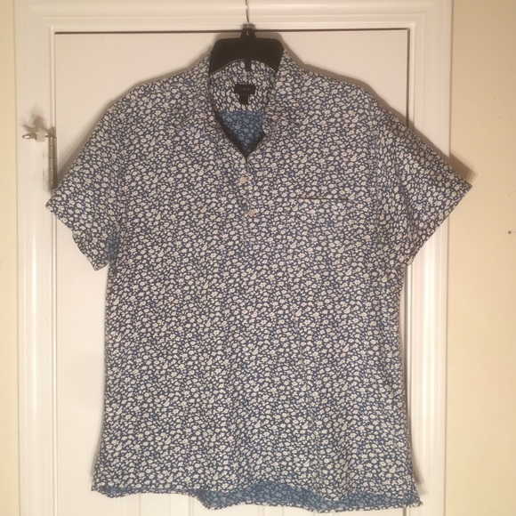 J Crew Floral Shirt