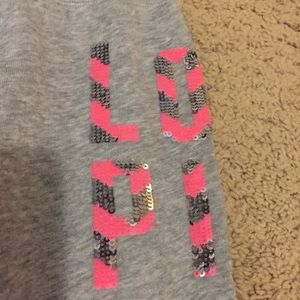 Pink sweats and hoodie