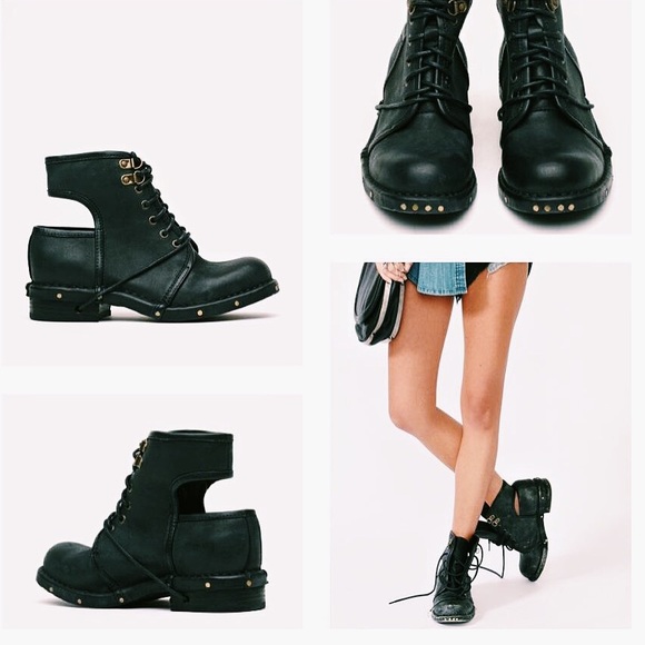 Jeffrey Campbell Shoes - Jeffrey Campbell Rosie Cutout Combat Boot