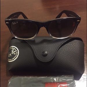Ray Ban New Wayfarer sunglasses.