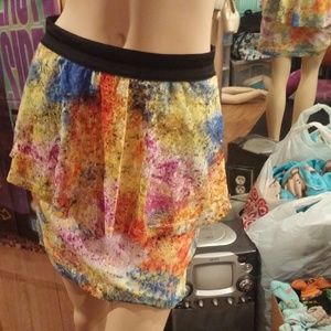 Colorful skirt!