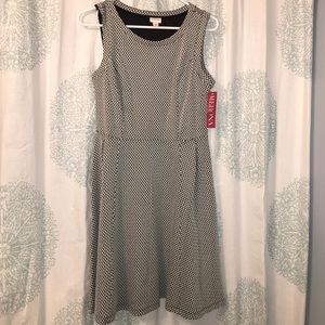 Black and white dress