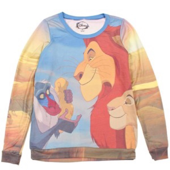 Hot topic lion king crewneck