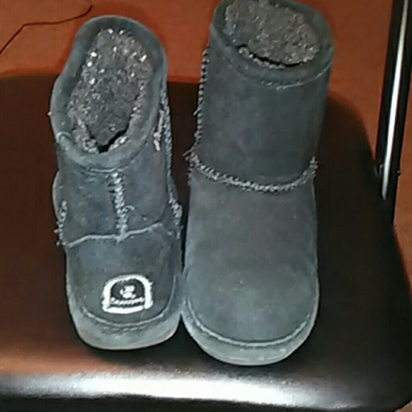 Bearpaw Toddler Emma Black Boot