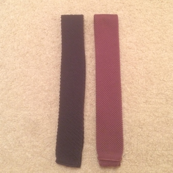 John Henry Other - 2 Knit Square ties