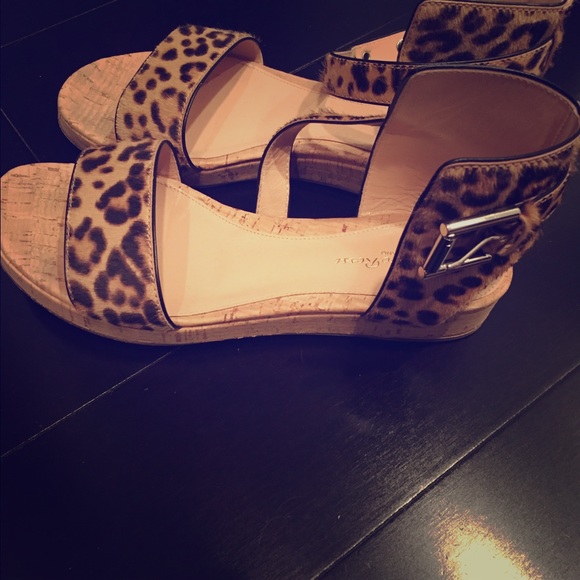 Gianvito Rossi leopard sandals