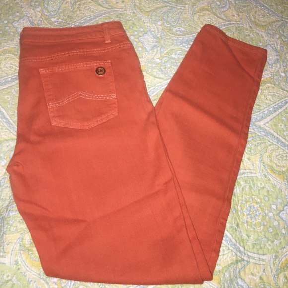 KORS Michael Kors Denim - Michael kors Skinny jeans orange color like new