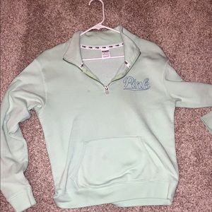 Vs pink half zip