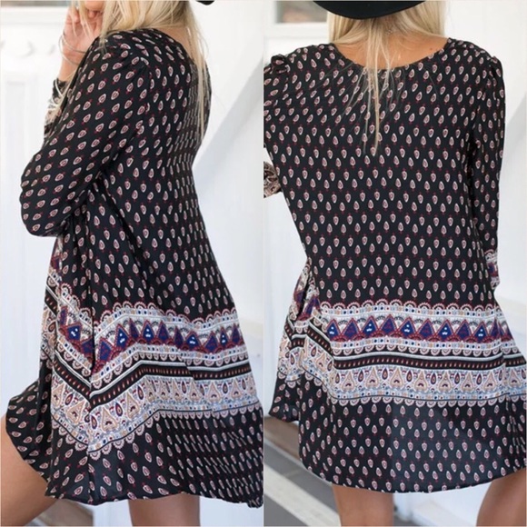 🔅🔆ONLY ONE LEFT 🔆🔅BoHo Top/Dress - Picture 2 of 4