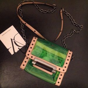 Diane von Furstenberg clear mini crossbody bag