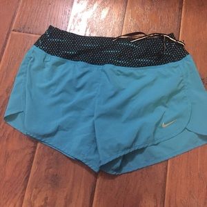 Blue nike dri fit shorts size small
