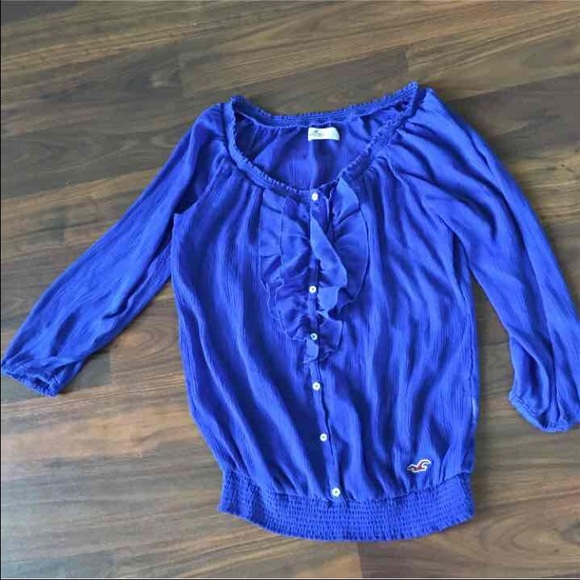 Navy blue blouse