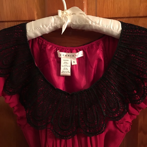 👚💜STUDIO M 💯 SILK BLOUSE👚💜 - Picture 3 of 3