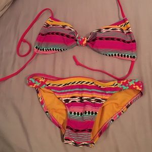 Colorful swim suit