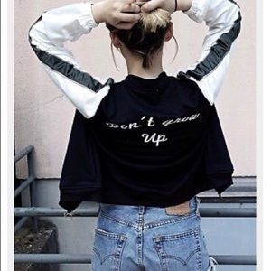 Zara don't grow up bomber