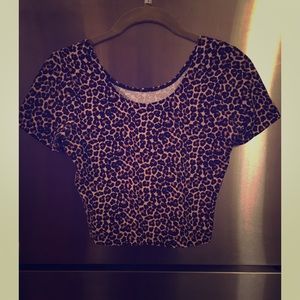 American Apparel Cotton Spandex Cropped Tee