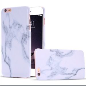 White & grey marble design iPhone 6/6s case