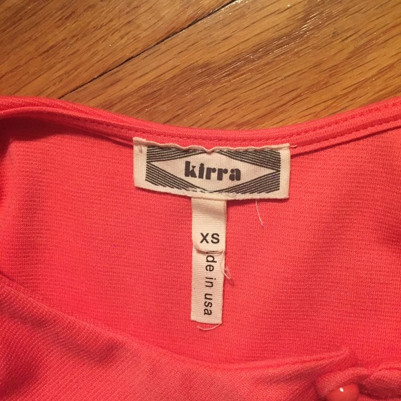 PacSun salmon colored peplum top - Picture 2 of 2