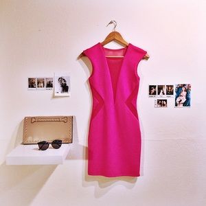 All eyes on me 👄Hot pink dress