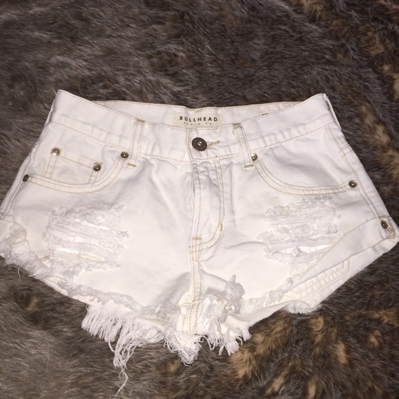 Pacsun White Denim Shorts