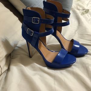 Justfab high top and zipper back heels. Wore once