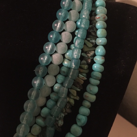 6 String Bead Necklace - Picture 2 of 2