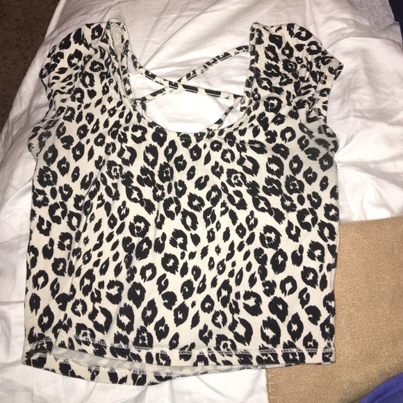 Cheetah crop top