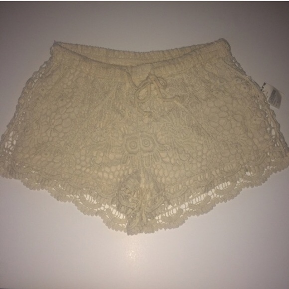 Crochet shorts