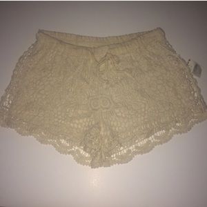 Crochet shorts