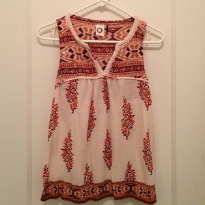 Anthropologie Morning Glory Tank
