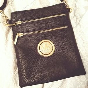Michael Kors Black Crossbody Purse