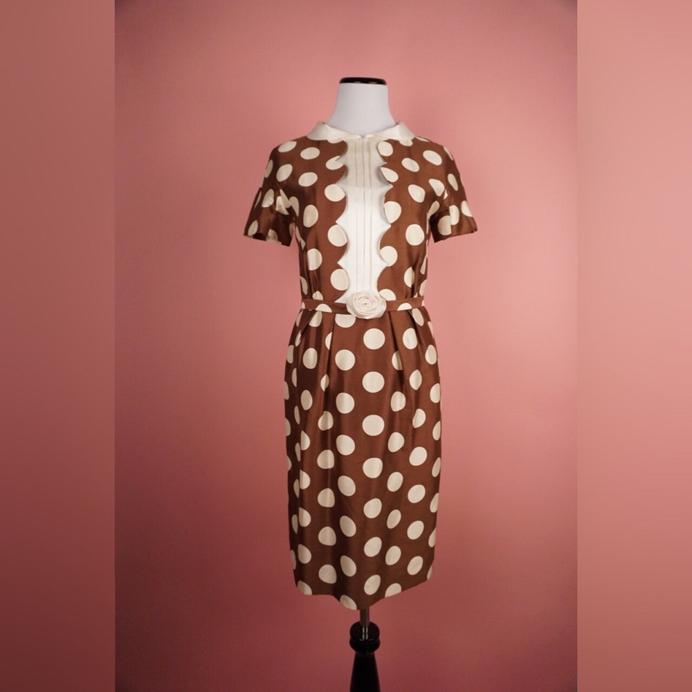 Polkadot slim dress