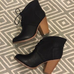 Steve Madden Black Booties