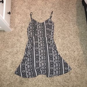 graphic skater dress