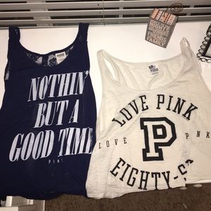 Pink tank top bundle!