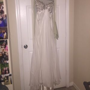 Floor length prom dress