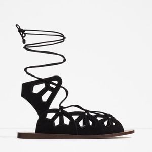 Zara gladiator sandals
