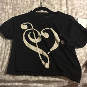 Music crop top