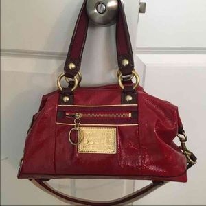 Red Poppy Coach Purse