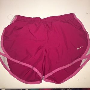 Pink nike shorts