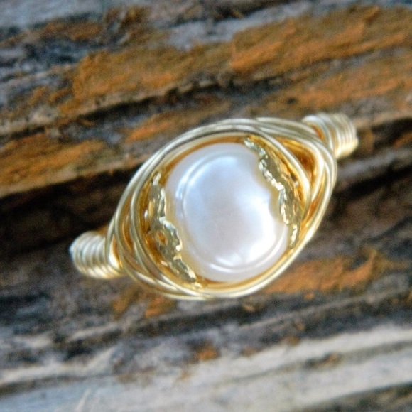 Natural Freshwater Pearl Ring