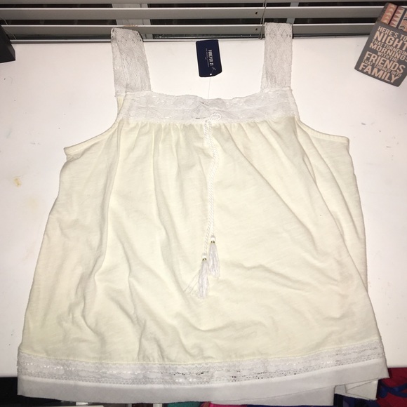 White lace top