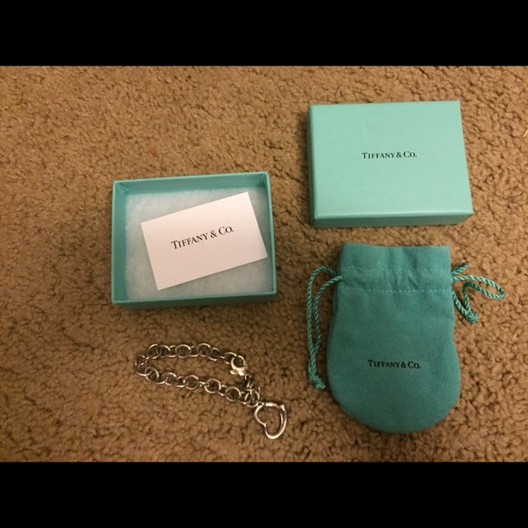 Tiffany & Co. Jewelry - Silver Tiffany Heart Bracelet