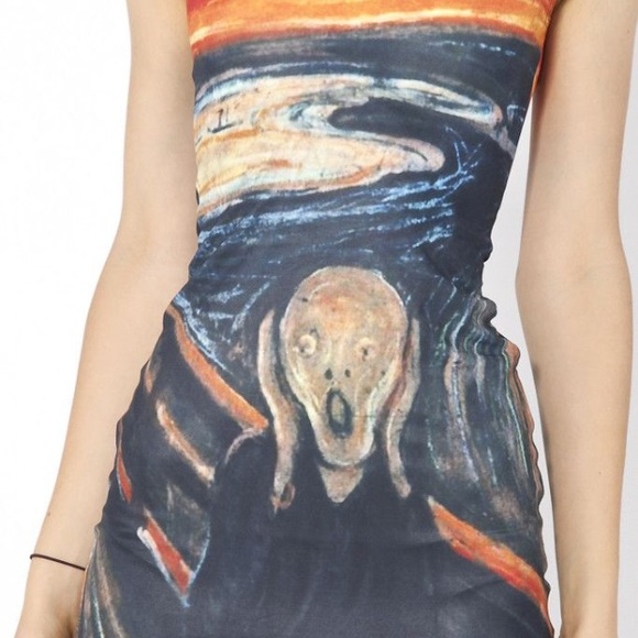 BLACKMILK Scream dress Bodycon size large MUSEUM