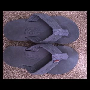 Women's leather single arch rainbow sandal