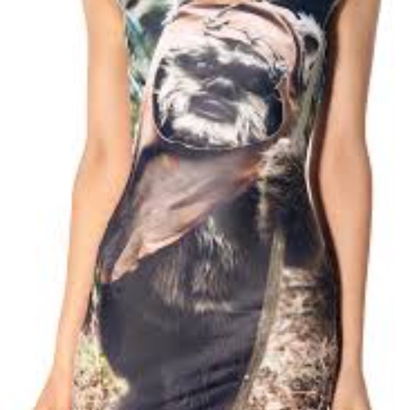 BLACKMILK ewok Bodycon dress size large MUSEUM