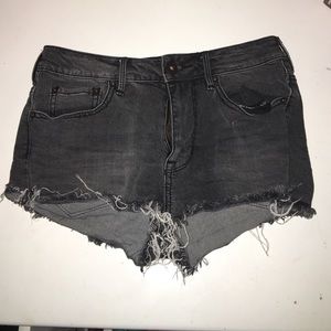 Charcoal gray Jean shorts